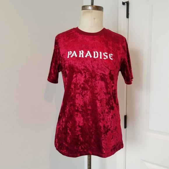 !!SOLD!! Velvet "Paradise" T-Shirt - Picture 5 of 6